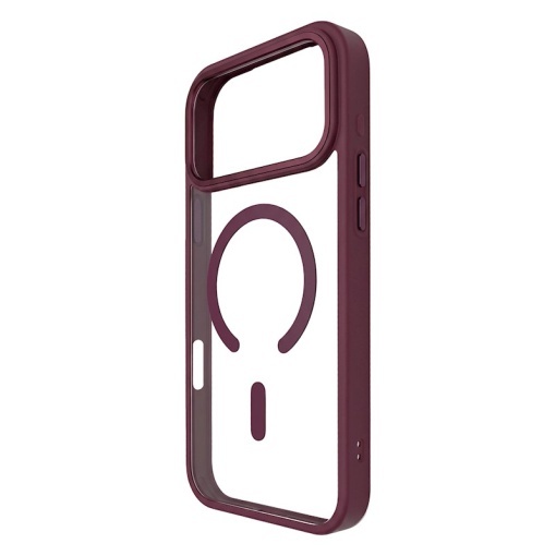 Color Clear Mag case for iPhone 18 Pro, череша - Img 2