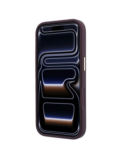 Original Guess Case за 17 Pro Max съвместим с MagSafe, burgundy - Img 5