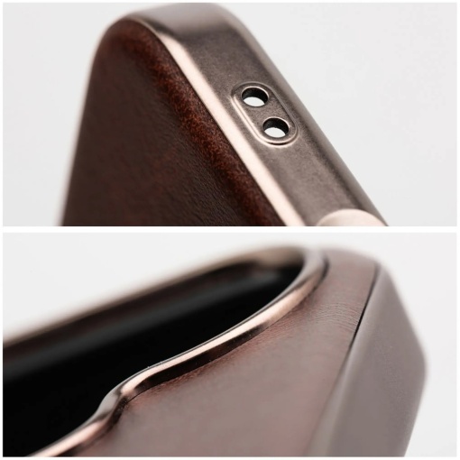 Кафяв гръб с еко кожа "Gentleman Mag Cover" за Samsung Galaxy A36 - Img 5