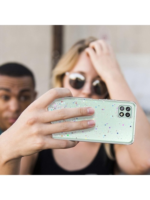 Нежен и елегантен кейс Brilliant Case за Samsung A22 5G със защита от удари и надрасквания
