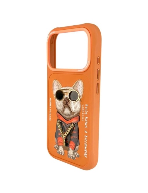 Оранжев Гръб с булдог "Nimmy Case" за iPhone 18 Pro - Img 2