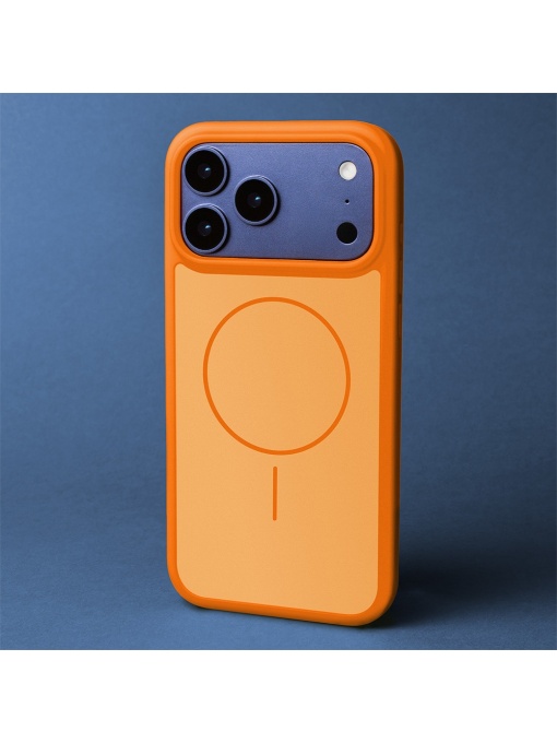 Оранжев калъф Frame Thin Mag Case Mag Safe за iPhone 17 Pro Max
