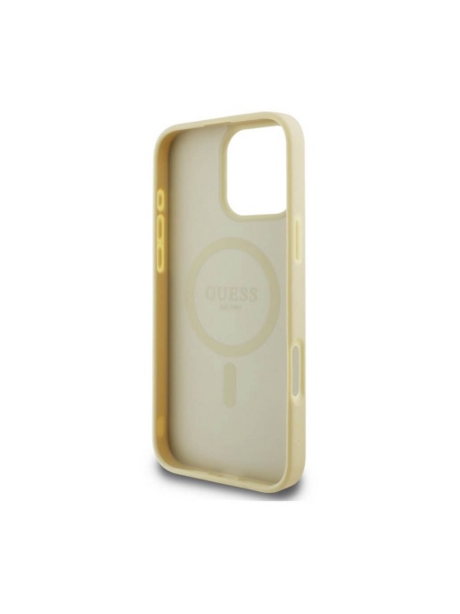Оригинален златен кейс MagSafe Guess за IPHONE 16 Pro