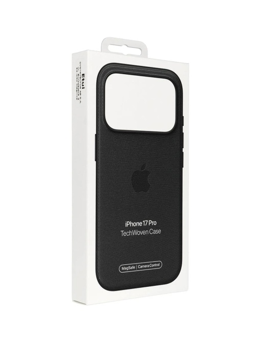 Оригинален платнен гръб с MagSafe в Черен Цвят за iPhone 17 Pro Max - Img 4
