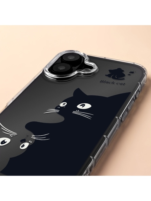 Прозрачен кейс с принт на котки Ultra Trendy Cat Case за Samsung Galaxy A15