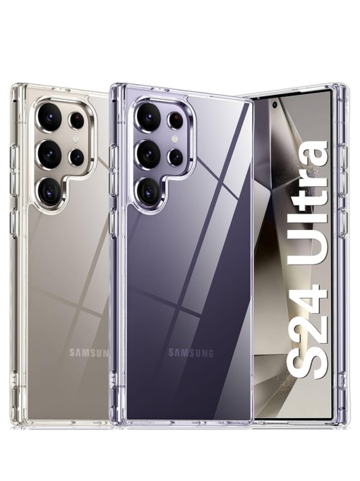 Прозрачен гръб ANTISHOCK за Samsung S24 Ultra