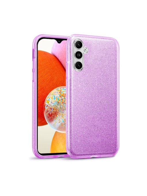 Розов нежен калъф за телефон Shine за Samsung A14 4G 5G със защита от удари и надрасквания