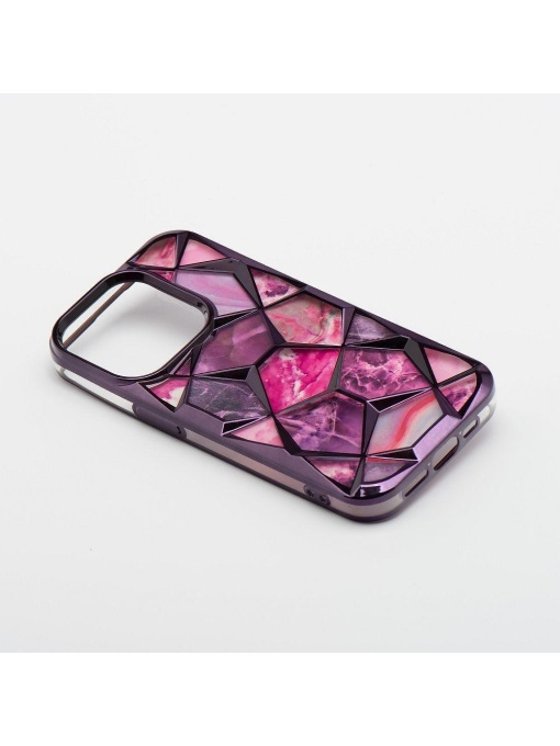 Силиконов калъф Twinki с цветно фолио за Iphone 15