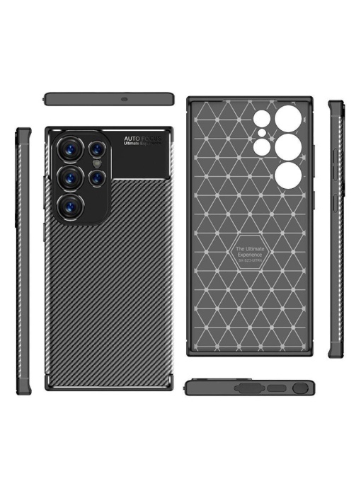 Силиконов калъф Carbon за Samsung Galaxy S25 Ultra