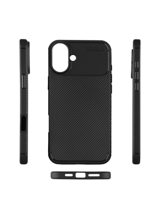 Силикон калъф Carbon за iPhone 17