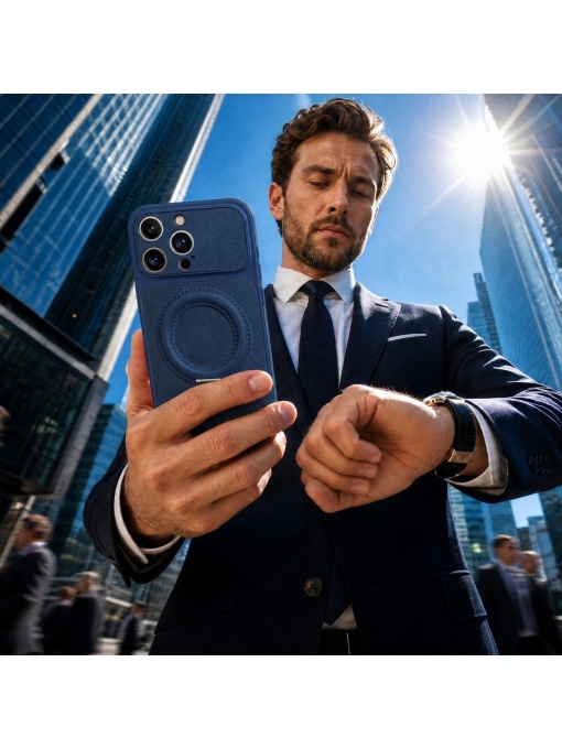 Син Гръб "LUXGRIP Mag Case" за iPhone 16 Pro Max - Img 3