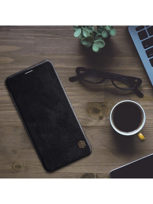 Черен Кожен гръб G Case за Samsung A7 2018