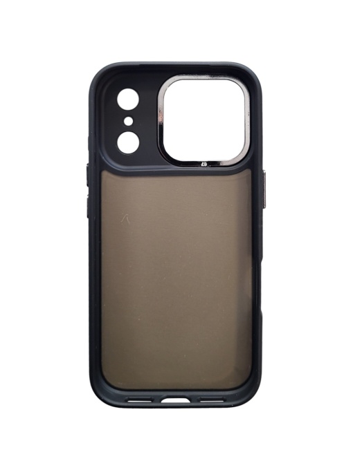Черен Силиконов Гръб с Декупаж Guess Design 1HC за iPhone 17 Pro