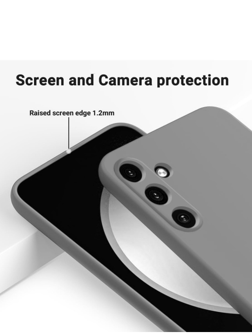 Черен силиконов калъф POLY за iPhone 17 Pro Max