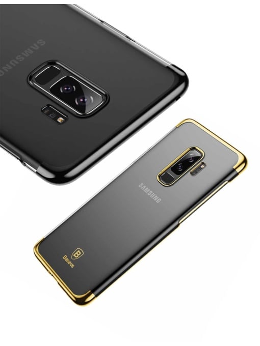 Baseus Electroplate PVC син кант за Samsung S9 Plus със защита от удари и надрасквания