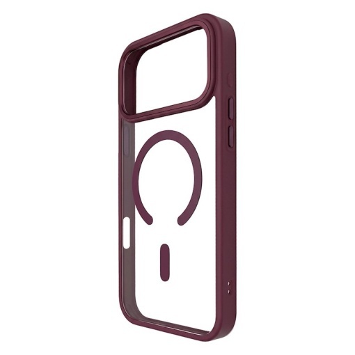 Color Clear Mag case for iPhone 18 Pro Max, череша - Img 2