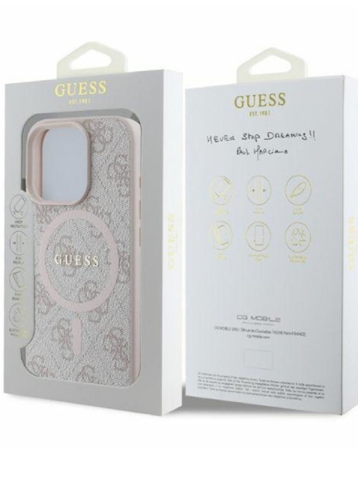 Guess Original Magsafe case за IPHONE 16 Pro с прецизни изрязвания за камера и бутони