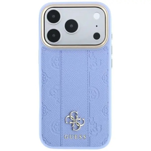 Original Guess Case за 18 Pro Max съвместим с MagSafe, light blue - Img 3