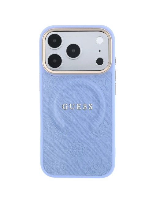 Original Guess Case за 18 Pro Max съвместим с MagSafe, sky blue - Img 3