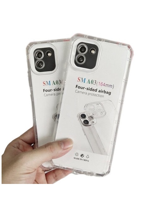 Прозрачен кейс ANTISHOCK за Samsung A03