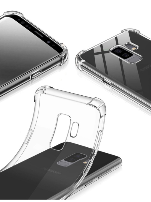 Прозрачен гръб ANTISHOCK за Samsung S9 Plus