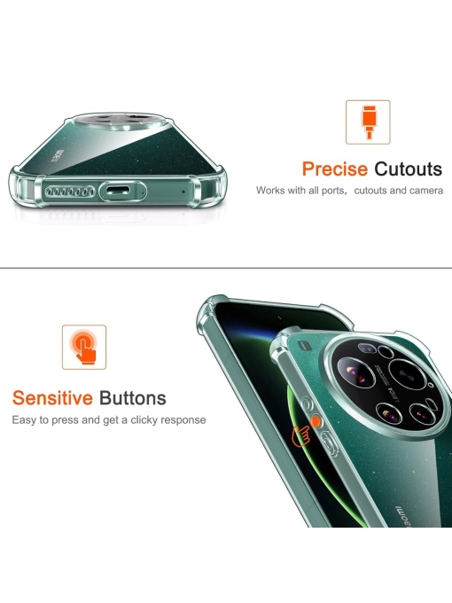 Прозрачен гръб ANTISHOCK за Xiaomi 17 Ultra