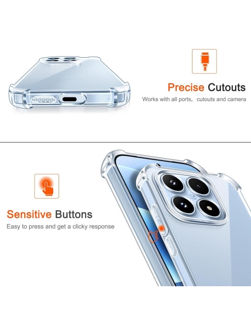 Прозрачен гръб ANTISHOCK за Xiaomi 17