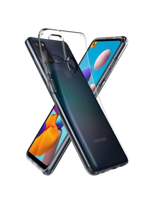 Прозрачен калъф TPU HQ за Samsung A21s със защита от удари и надрасквания