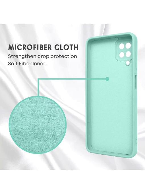 Светло Зелен калъф Ring Silicone Venus за Samsung A12