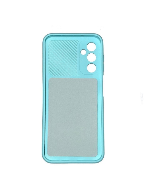 Светло зелен силиконов кейс Camera Cover за Samsung A14