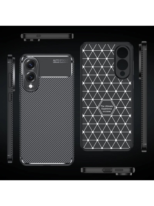 Силиконов гръб Carbon за Samsung Galaxy S25 Edge