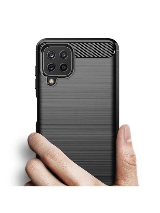 Силикон калъф Carbon за Samsung A22 4G със защита от удари и надрасквания