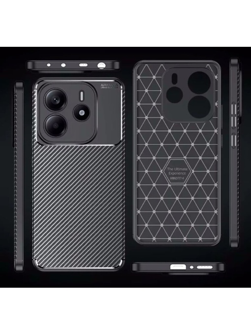 Силикон гръб Carbon за Xiaomi Redmi Note 14 5G