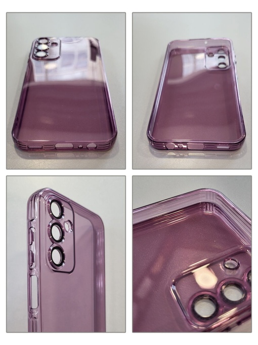 Тънък гръб с протектор за камерата Slim Color Lens за Samsung A15 с висока прозрачност и сензорна точност