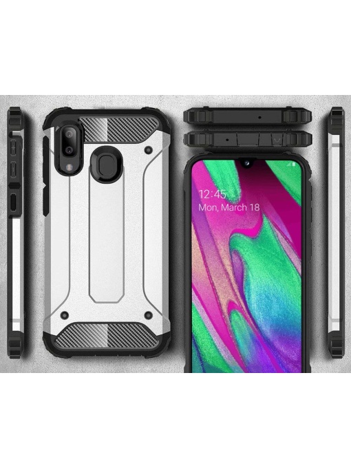 Удароустойчив черен кейс Bronya за Samsung Galaxy A40