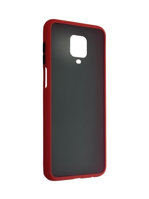 Червен кейс Color Buttons за Xiaomi Redmi Note 9S Note 9 Preo