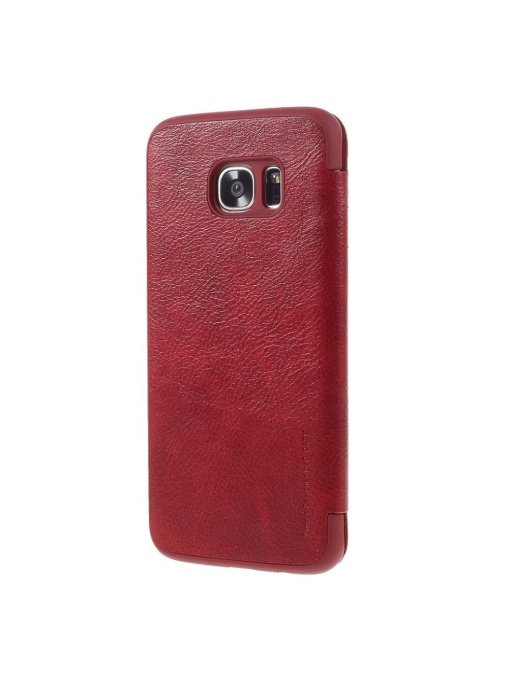 Червен Кожен гръб G Case за Samsung S7 Edge