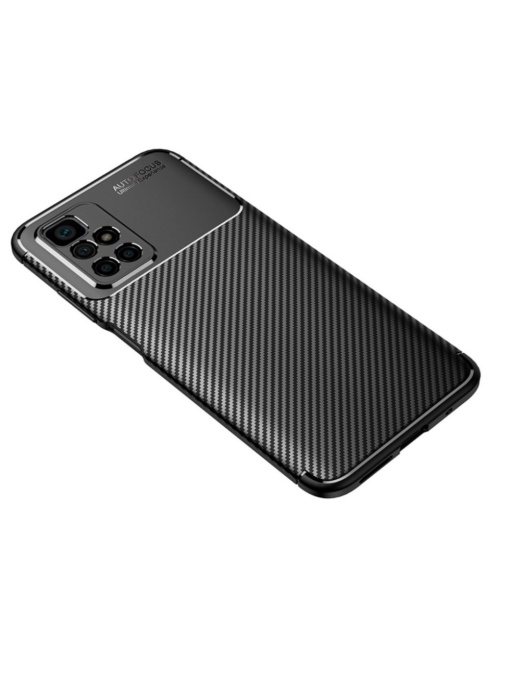 Черен гръб Carbon Auto Focus за Xiaomi Redmi 10 4G