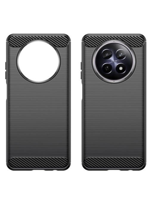 Черен калъф Toptel Carbon за Realme 12 5G 12X 5G