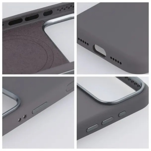 Case for iPhone 17 Pro Max Forcell F-Protect Frame Premium compatible with Magsafe gray - Img 9