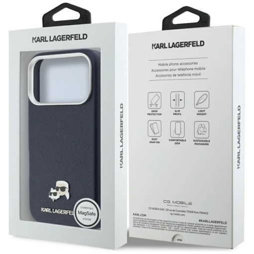 KARL LAGERFELD case с MagSafe за IPHONE 18 Pro - Img 8