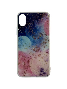 Елегантен силиконов калъф Gold Glam за IPHONE X XS