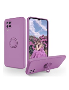 Лилав Гръб Ring Silicone Venus за Samsung A12