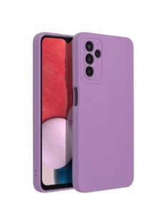 Лилав силиконов гръб POLY за Samsung A14