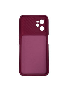 Наситено червен кейс Camera Cover за Realme C35