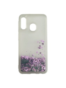 Нежен лилав калъф Floating Case за Samsung A40