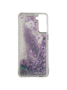 Нежен лилав гръб Floating Case за Samsung S21 Plus