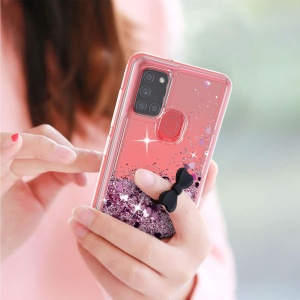Нежен прозрачен плаващ кейс Floating Case за Samsung A21s