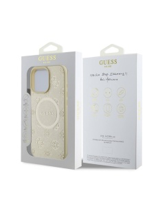 Оригинален златен гръб MagSafe Guess за IPHONE 16 Pro Max