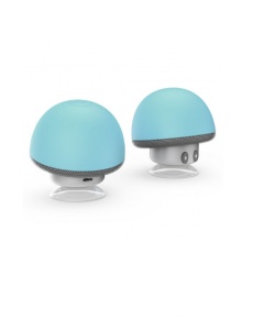 Преносима Bluetooth тонколона Setty Mushroom Ментова със стабилна Bluetooth връзка